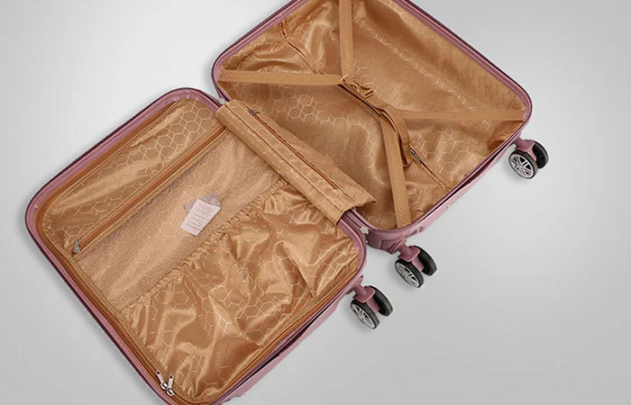 Abs Vertical Striped Luggage